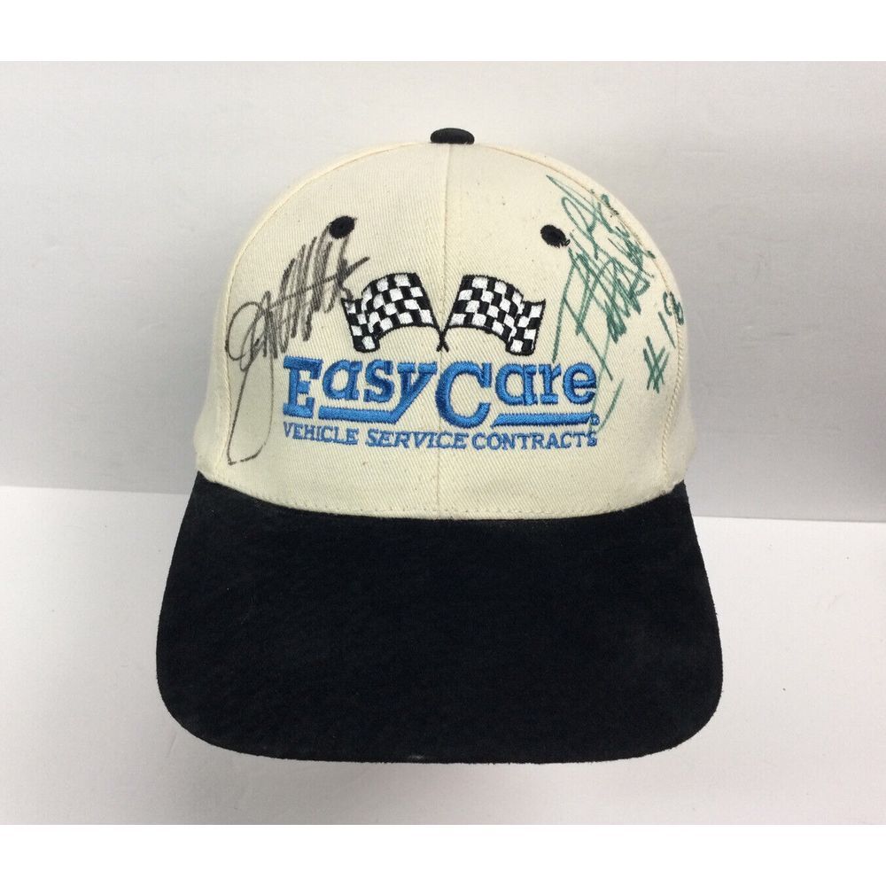 NASCAR‎ Joe Gibbs Bobby Labonta #18 signed Hat Autograph Signature Racing Cap